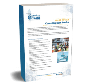 Plant outage: Crane Support Service brochure cover