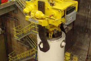 Grab for Handling Nuclear Waste Containers
