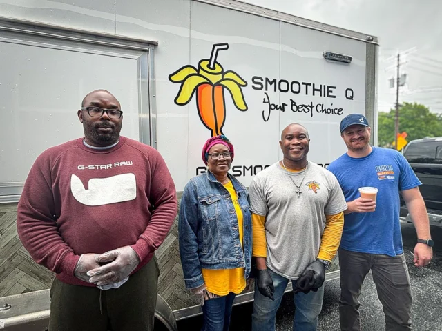 Shoutout to Smoothie Q for coming out in the rain and providing delicious smoothies for our staff! If you haven't already, check them out. They are located locally in Douglassville & Pottstown @getsmoothieq

Also, a big shoutout to our Wellness Committee for organizing another amazing event and keeping our staff feeling healthy 🙌