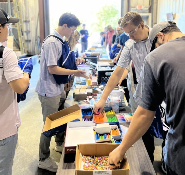 The Hoist Up Outreach Committee in action—lifting others through service. Always Lift. Never Quit.